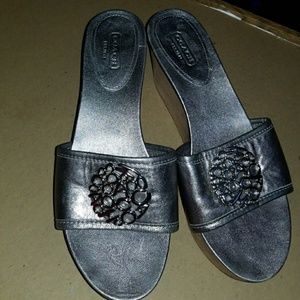 COACH "JUDITH" Wedges size 9B